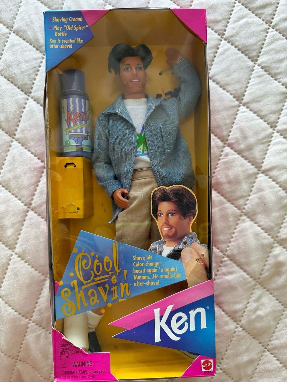 Cool Shavin' Ken Doll 1996 Mattel #15469